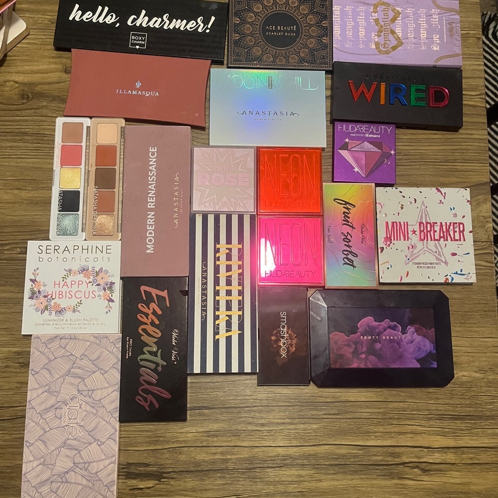 ABH, Fenty beauty, jeffreestar, palettes